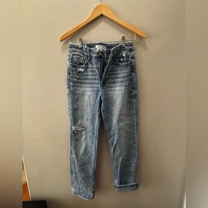 Flying Monkey Light Blue Distressed Denim